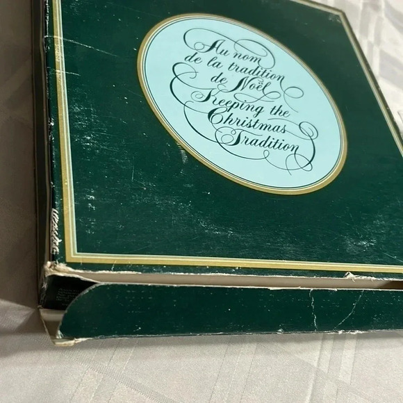 Vintage 1982 Avon XMAS MEMORIES PORCELAIN PLATE TRIMMED WITH  22K GOLD! - Picture 14 of 14